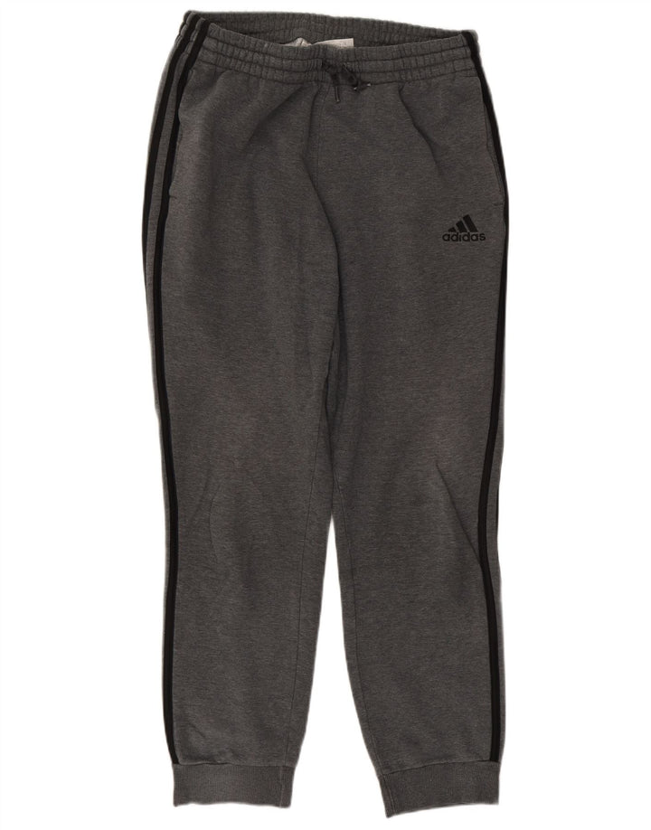 Adidas muške trenirke, srednje sive pamučne hlače
