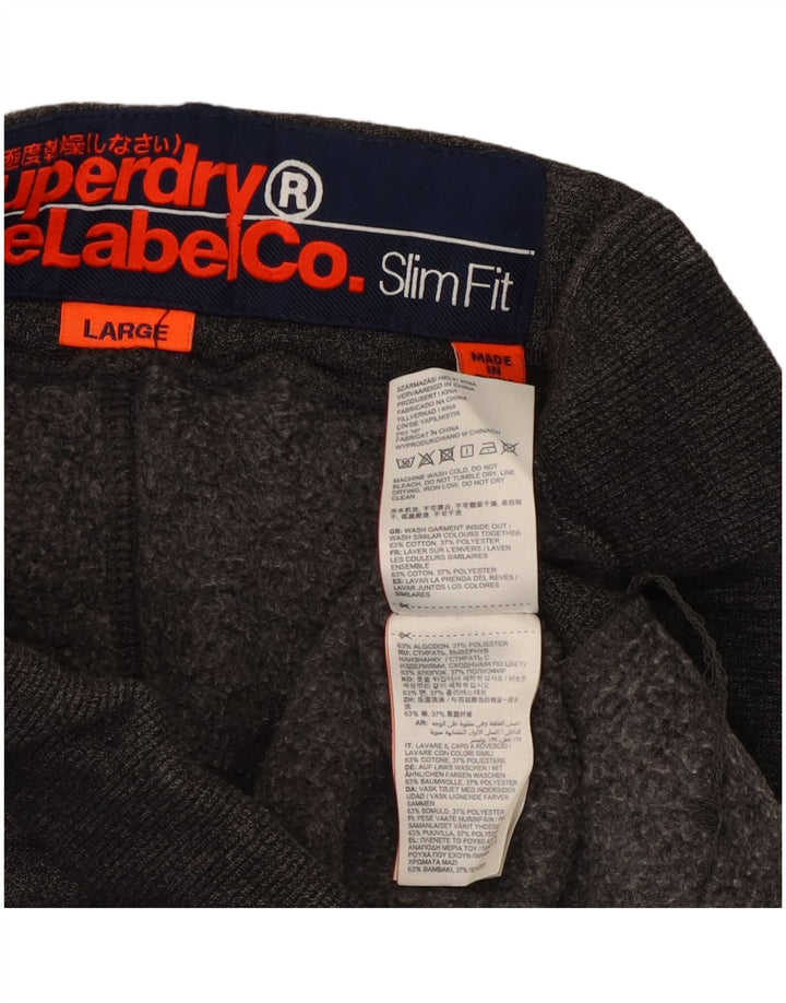 SUPERDRY Ženska uska trenirka Hlače Joggers UK 14 Large Grey