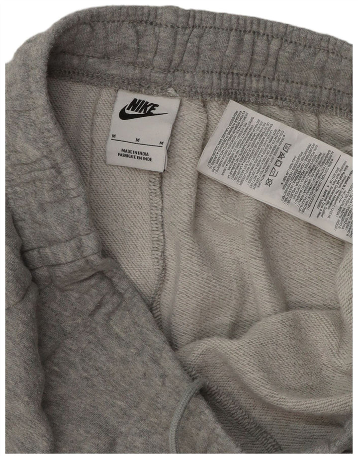 NIKE Mens Tracksuit Trousers Joggers Medium  Grey Cotton