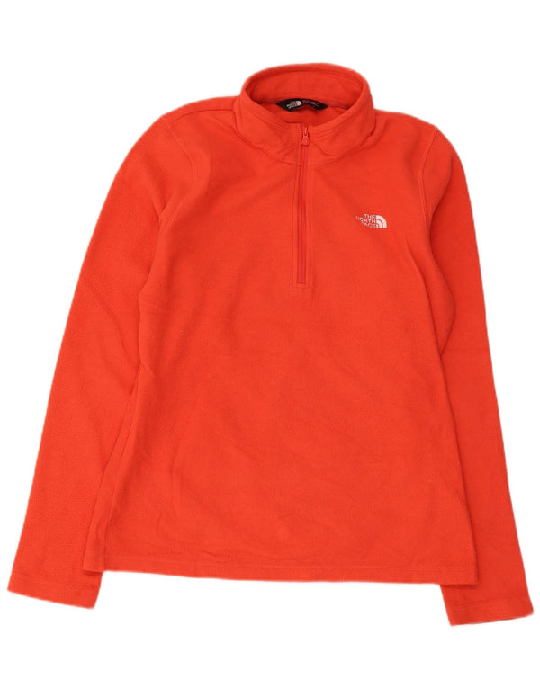 The North Face ženski flis džemper s patentnim izrezom UK 12 srednje narančaste sportske