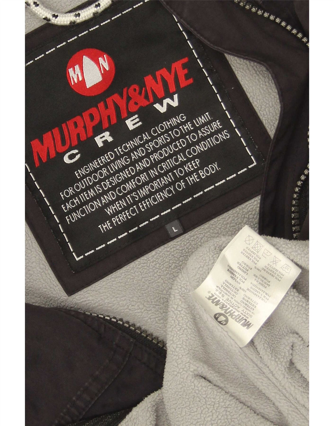 Murphy & Nye muška vjetrovka jakna UK 40 veliki crni poliamid