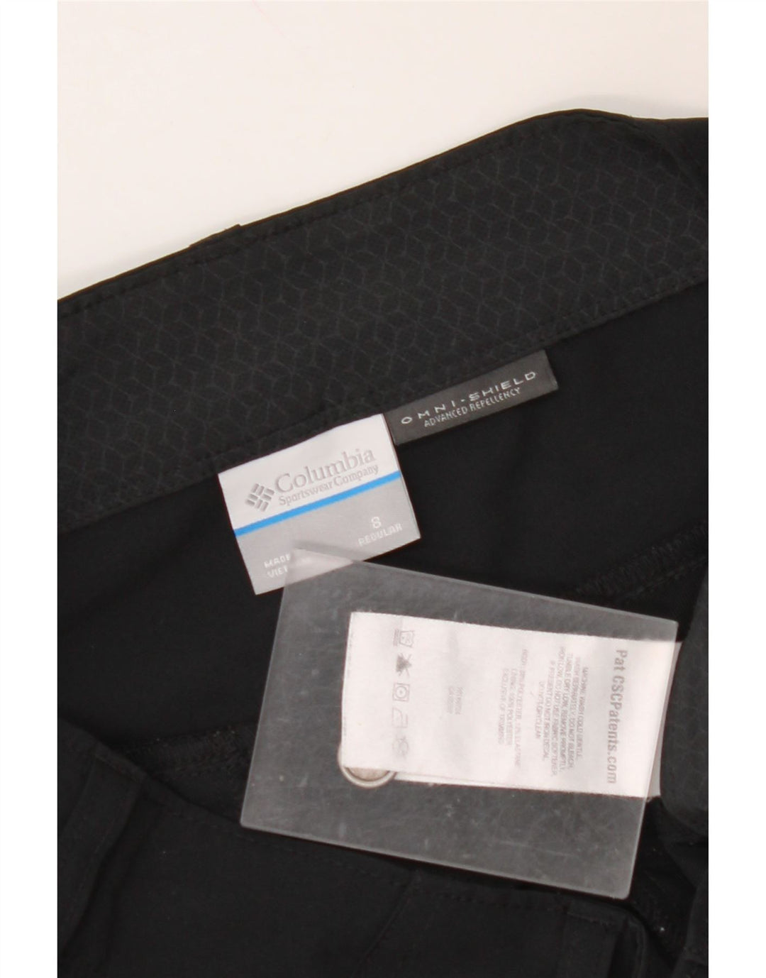 COLUMBIA Ženske Omni-Shield Bootcut Hlače US 8 Srednje W32 L33 Crne