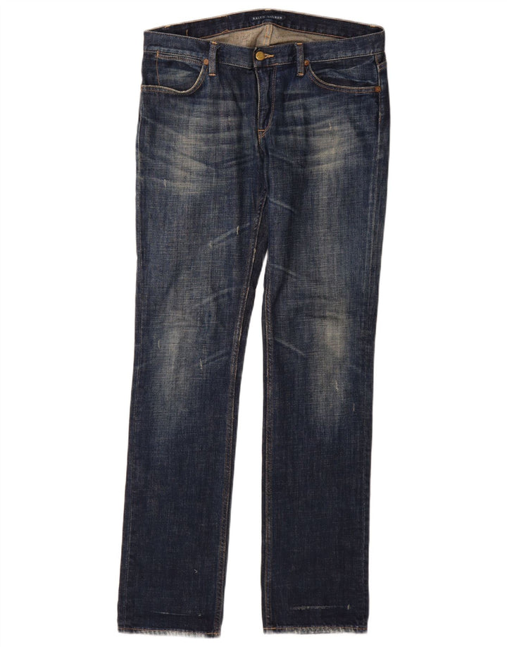 Ženske uske traperice Ralph Lauren W30 L34 tamnoplave