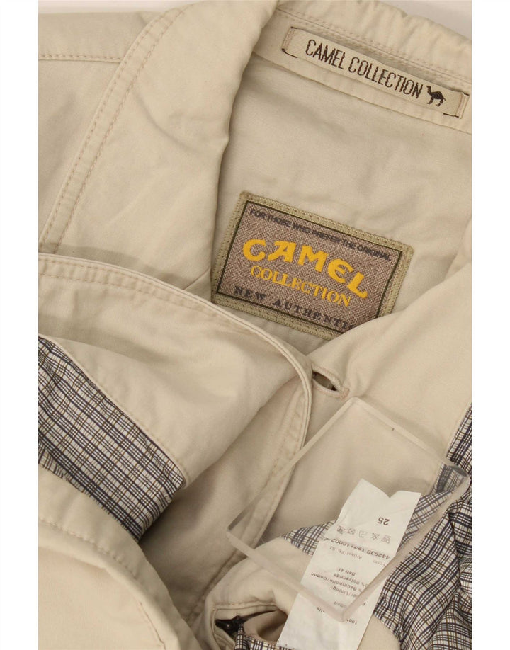 Camel Active muška jakna sako s 3 gumba UK 40 Veliki bež pamuk
