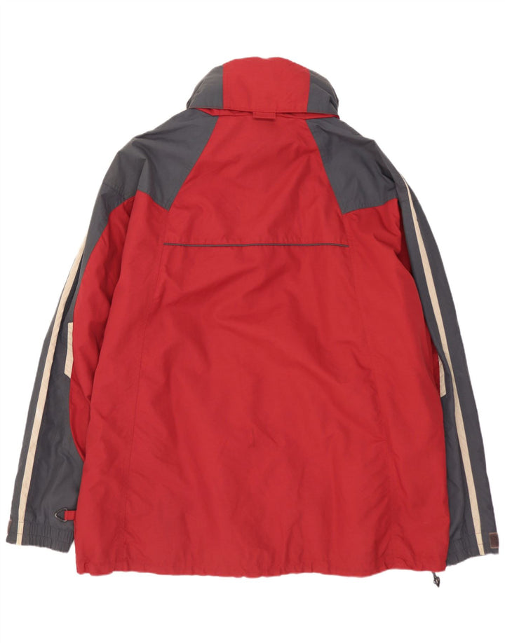 COLUMBIA Muška jakna vjetrovka širokog kroja UK 40 Large Red Colourblock