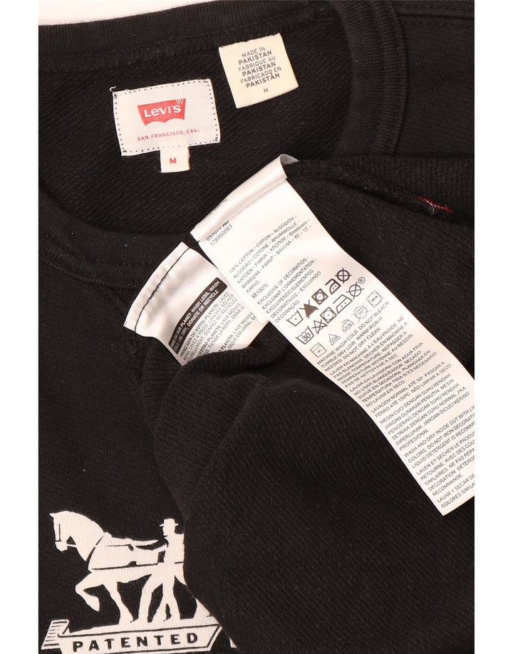 Levi's muška trenirka s grafičkim motivima Srednji crni pamuk