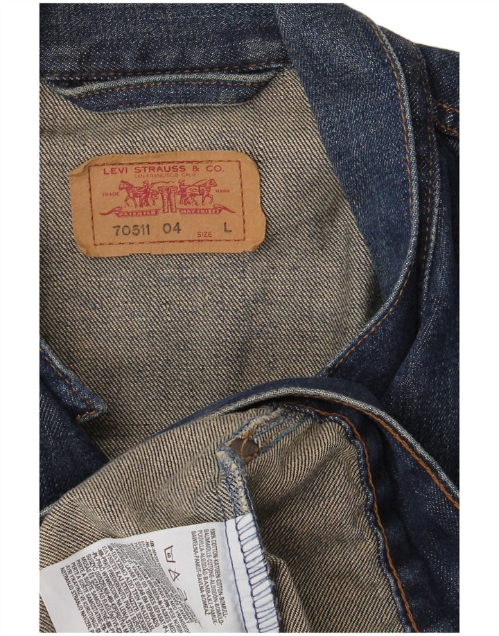 Levi's muška traper jakna UK 40 Large tamnoplavi pamuk