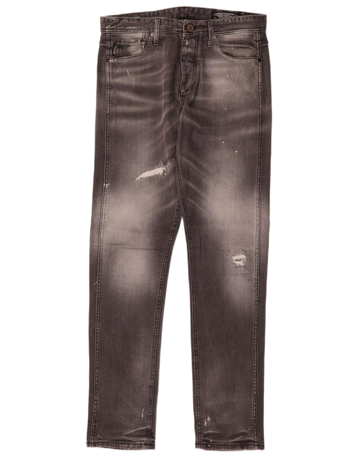 Muške uske traperice Jack & Jones, W32 L33, sive