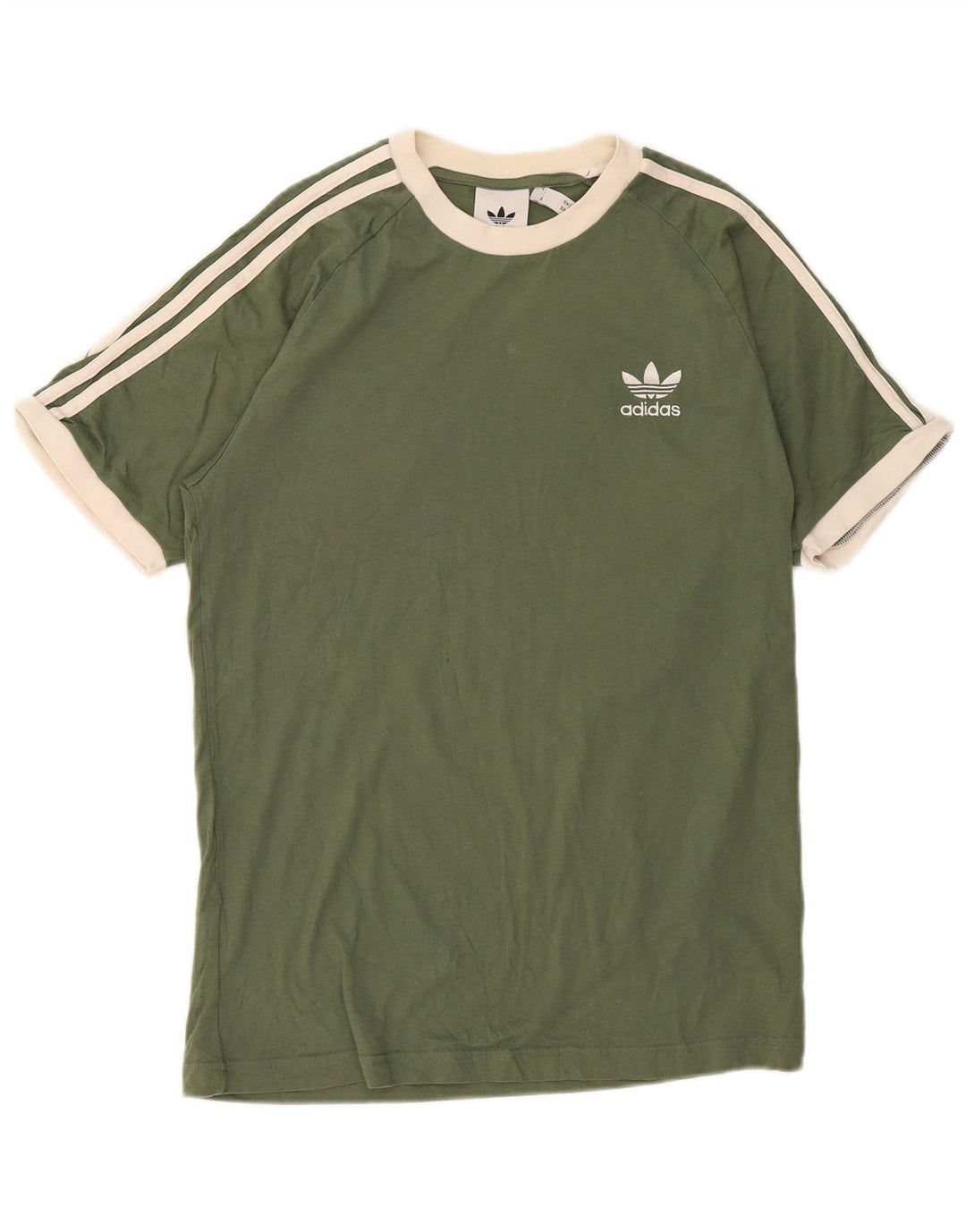 Adidas muška majica kratkih rukava, pamuk srednje zelene boje