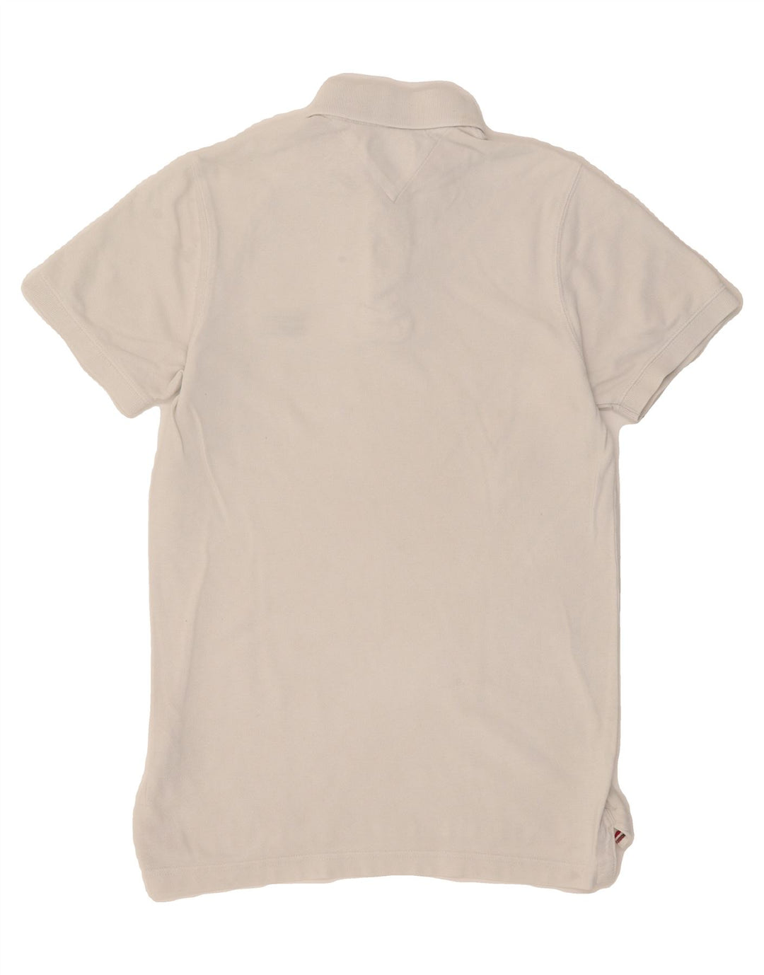 TOMMY HILFIGER Mens Polo Shirt Small White Cotton Classic Vintage Tommy Hilfiger and Second-Hand Tommy Hilfiger from Messina Hembry 