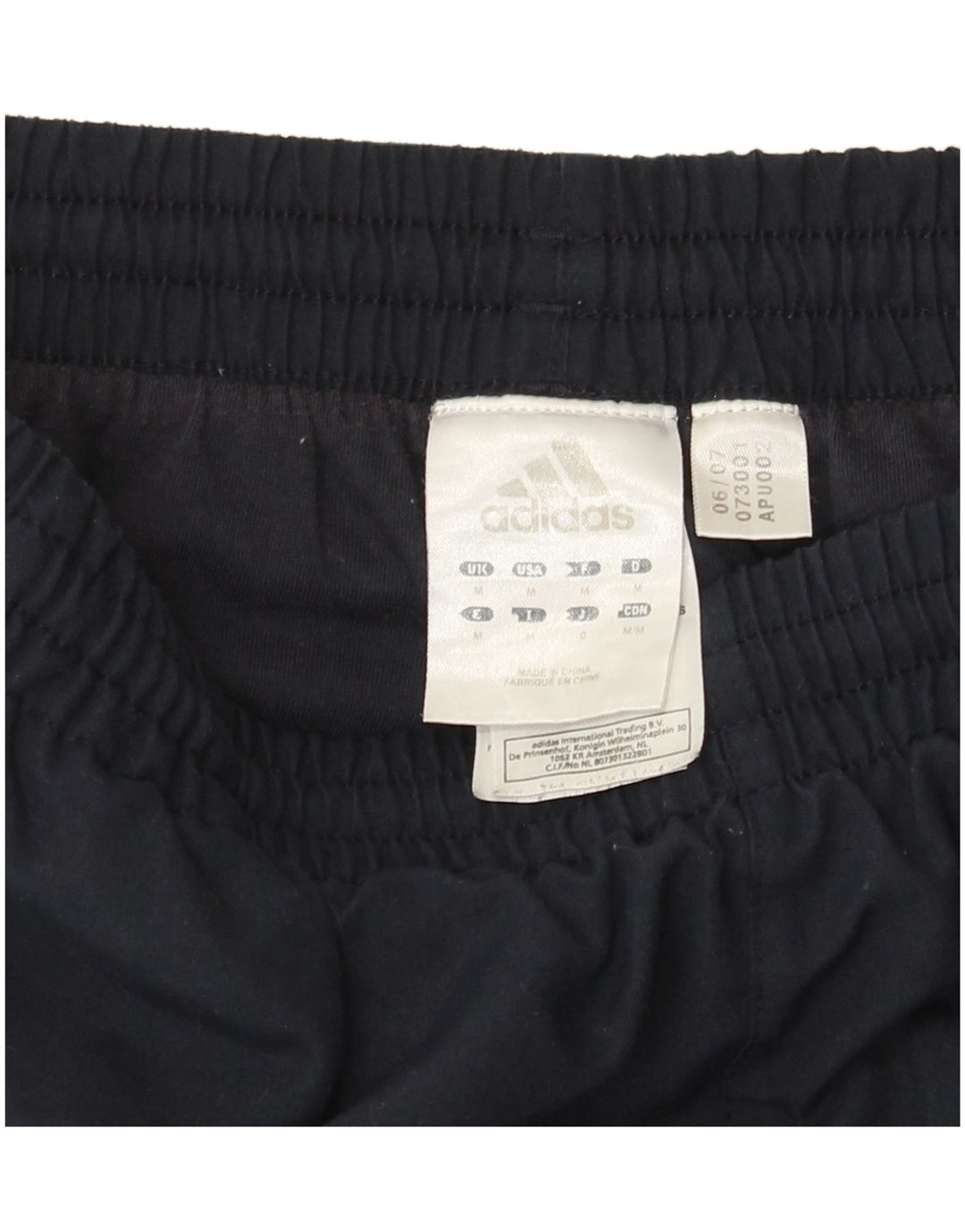 Adidas muške hlače od trenirke srednje tamnoplave poliesterske boje