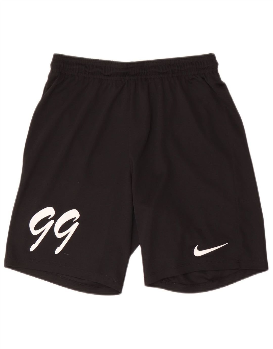 NIKE muške Dri Fit grafičke sportske kratke hlače srednje crne boje od poliestera