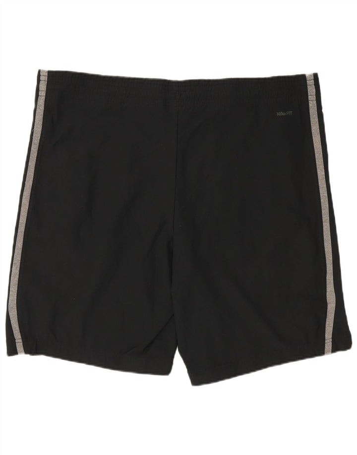 Nike muške sportske kratke hlače 2XL crni poliester