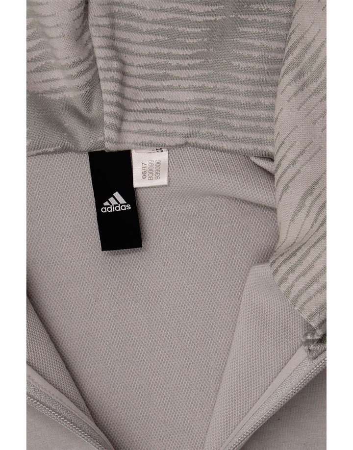 ADIDAS Mens Hoodie Jumper Small Grey Vintage Adidas and Second-Hand Adidas from Messina Hembry 