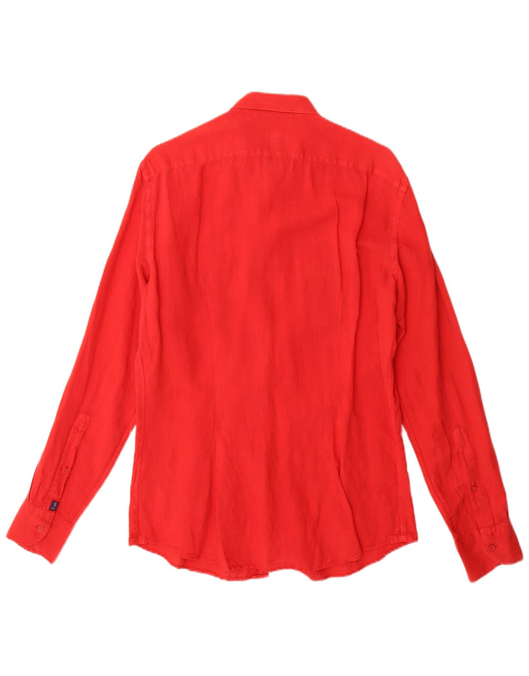 Trussardi Jeans muška košulja srednje crvene boje od pamuka