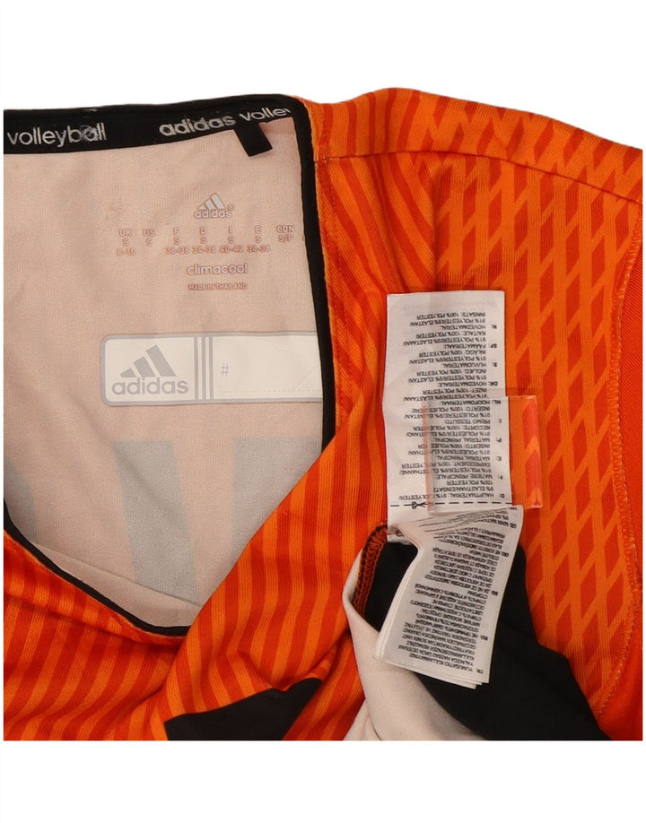 Adidas ženska majica Climacool Graphic dugih rukava UK 10 mala narančasta