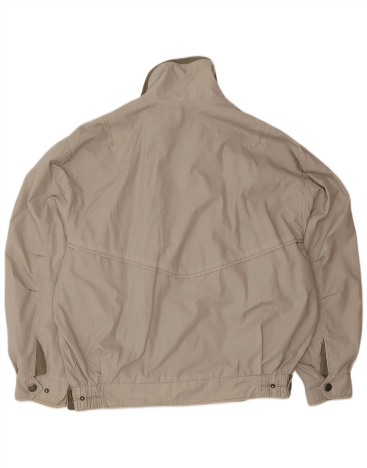 Vintage muška bomber jakna IT 50 veliki bež poliester