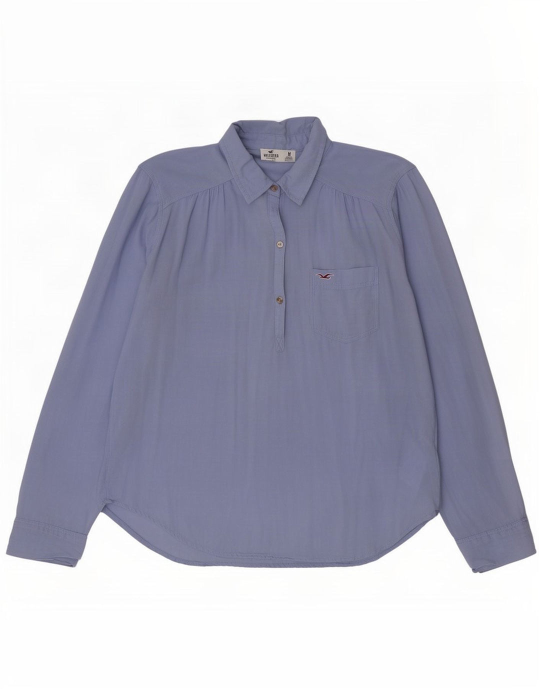Hollister ženska pulover majica UK 14 srednje plavi pamuk