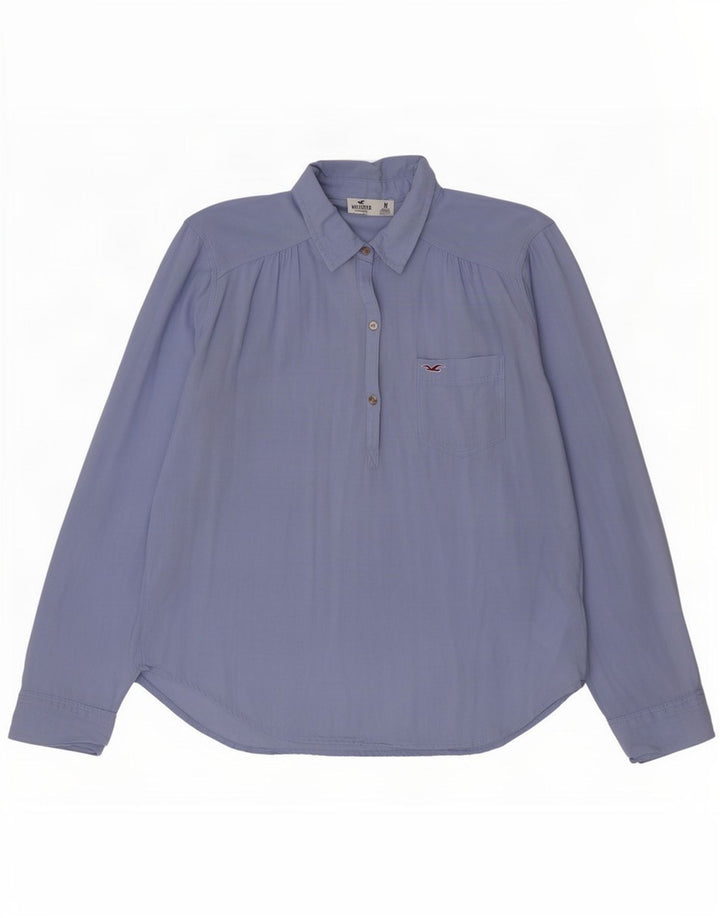 Hollister ženska pulover majica UK 14 srednje plavi pamuk
