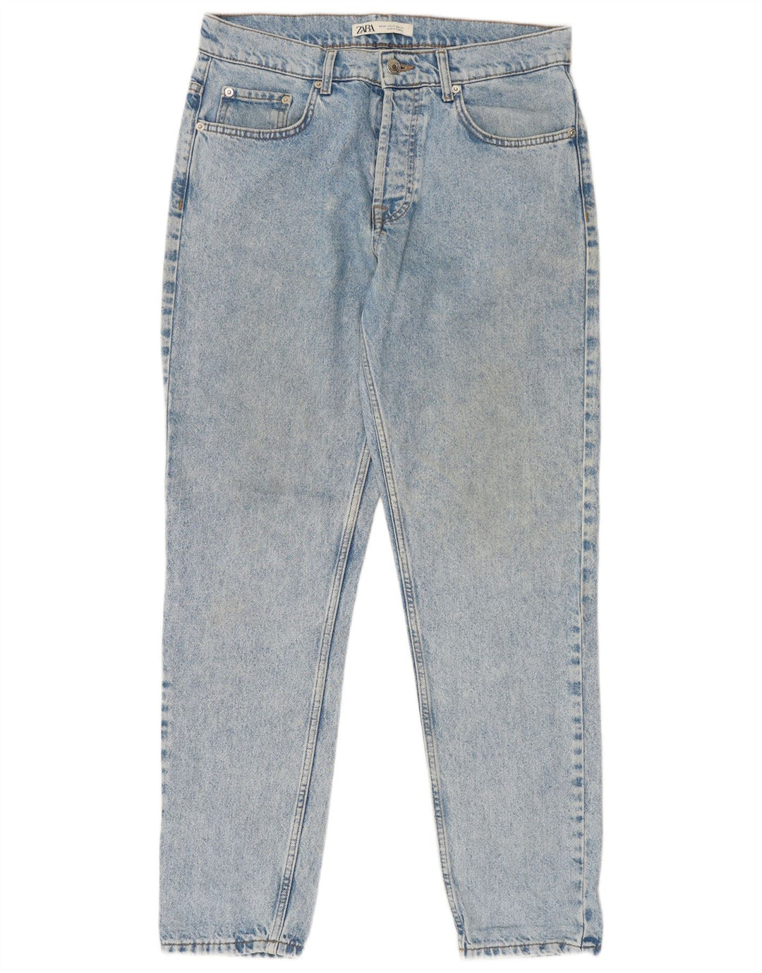 ZARA Womens Tapered Jeans EU 40 Medium W31 L29 Blue