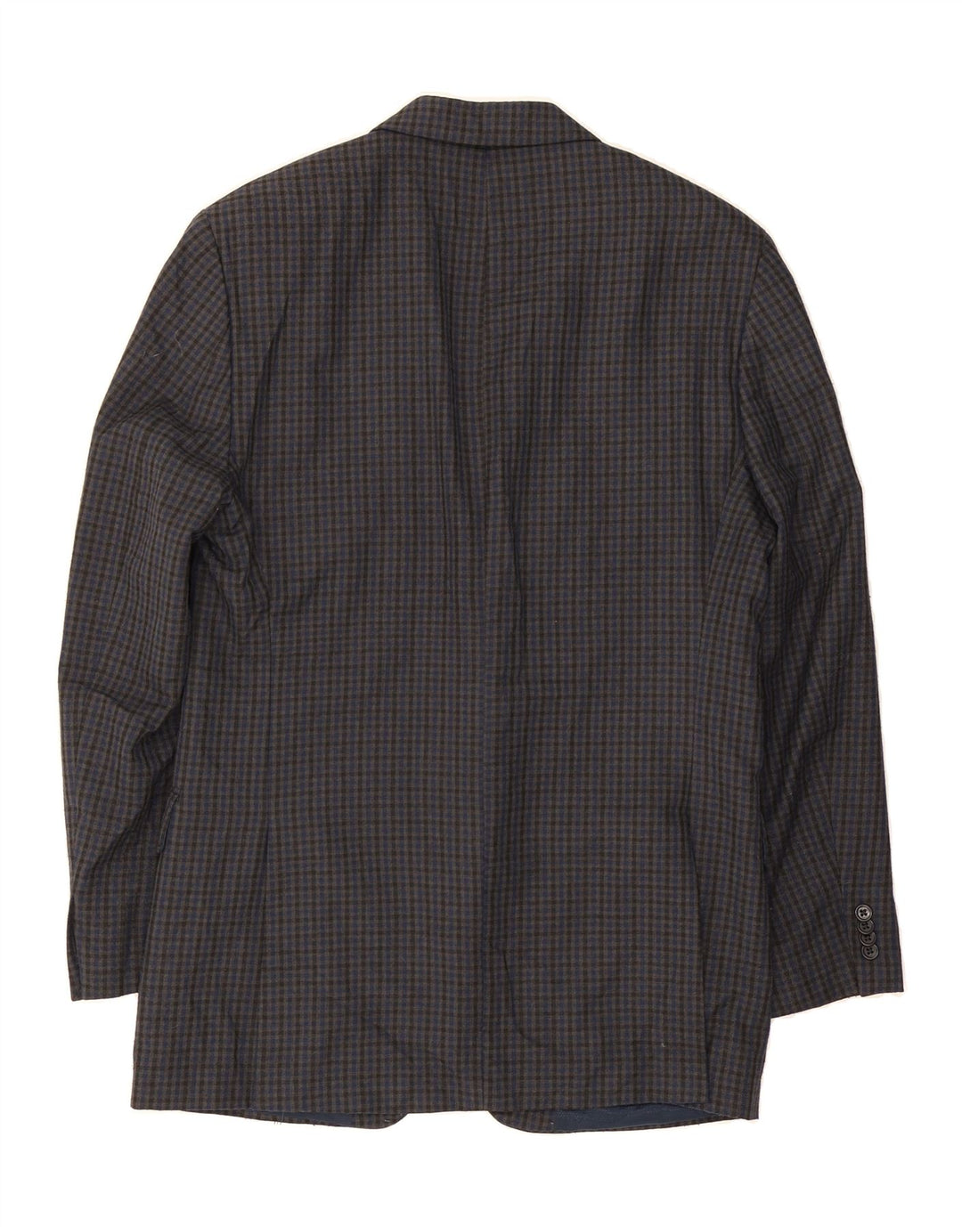 MICHAEL KORS Mens 2 Button Blazer Jacket UK 40 Large Grey Check Polyester Vintage Michael Kors and Second-Hand Michael Kors from Messina Hembry 