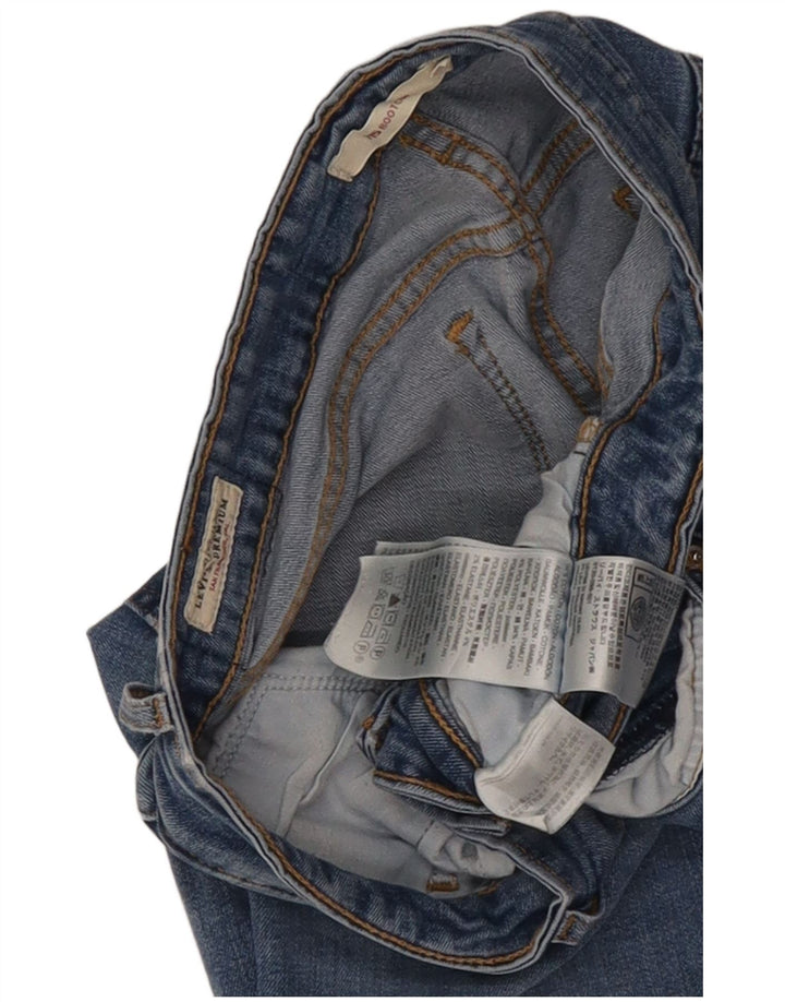 Levi's ženske 715 Bootcut traperice W30 L27 plavi pamuk