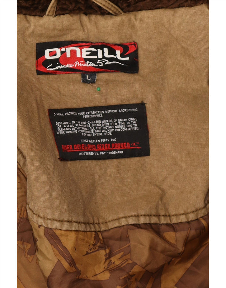 O'Neill muška pomoćna jakna s kapuljačom UK 40 Large Beige Cotton