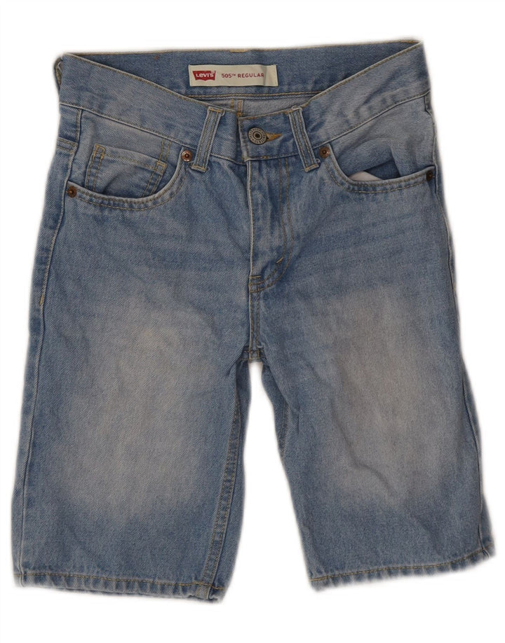 Levi's Boys 505 obične traper kratke hlače 7-8 godina W24 plavi pamuk