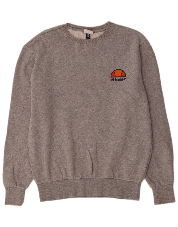 Ellesse muški džemper srednje sive boje od pamuka