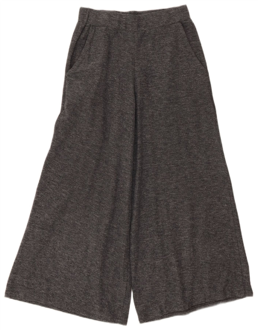 Zara ženske kratke kratke hlače širokih nogavica W26 L24 sivi poliester