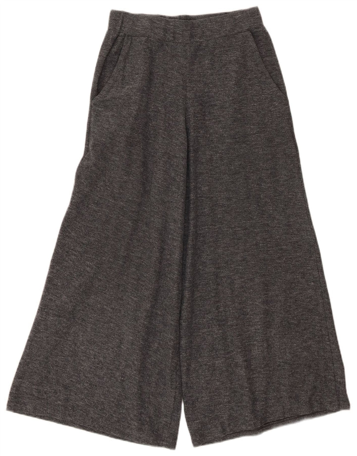 Zara ženske kratke kratke hlače širokih nogavica W26 L24 sivi poliester