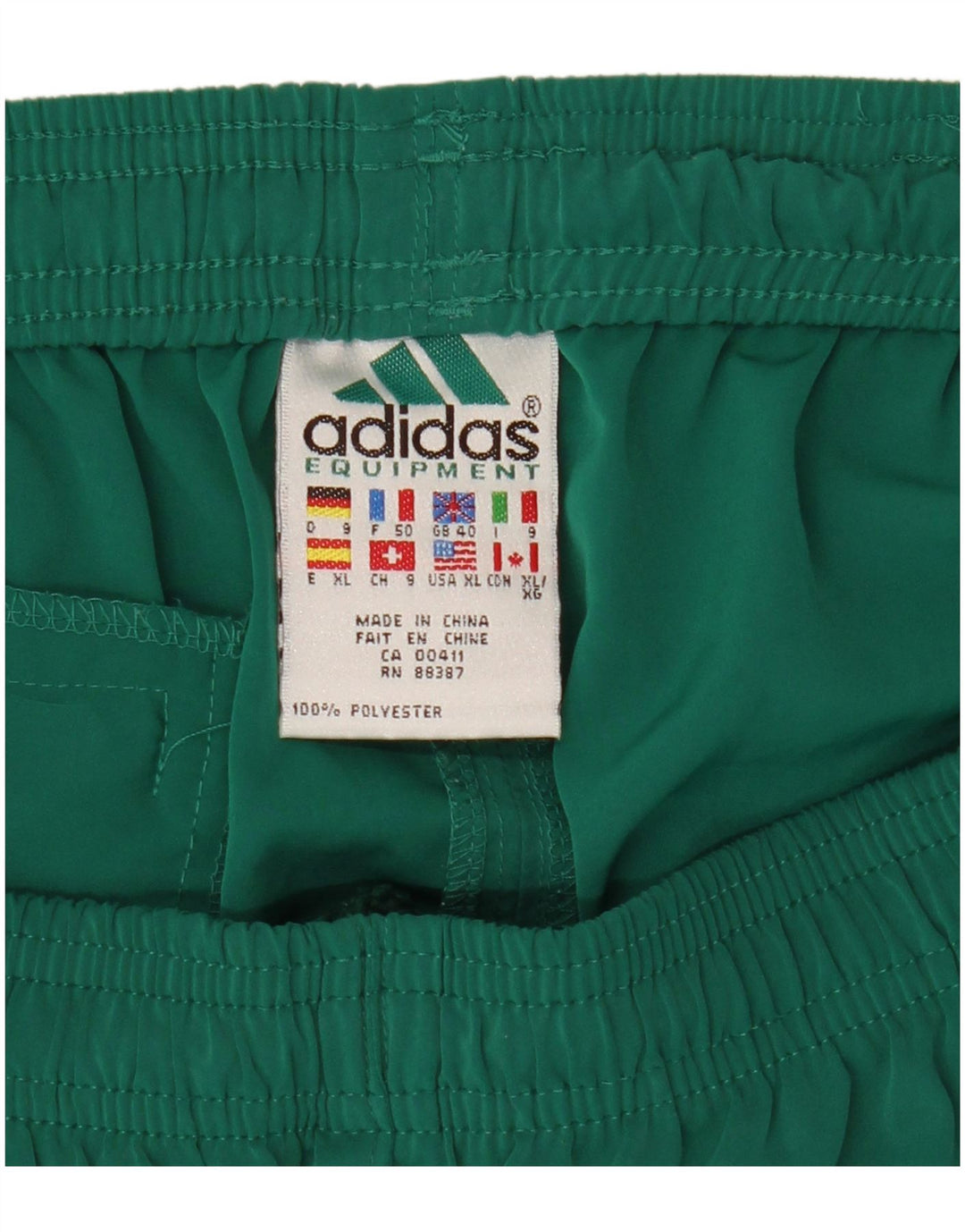 Adidas muške sportske kratke hlače UK 40 Srednje zeleni poliester