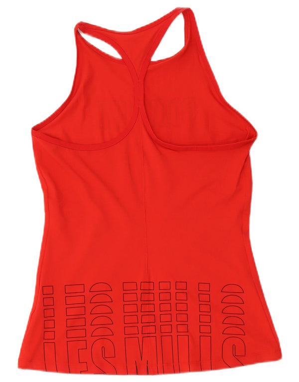 Reebok ženski gornji dio prsluka Bodypump Graphic UK 12/14 Medium Red Poliester