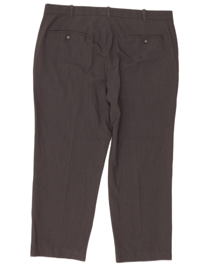 Izod muške kratke hlače ravnog odijela W36 L25 sivi poliester