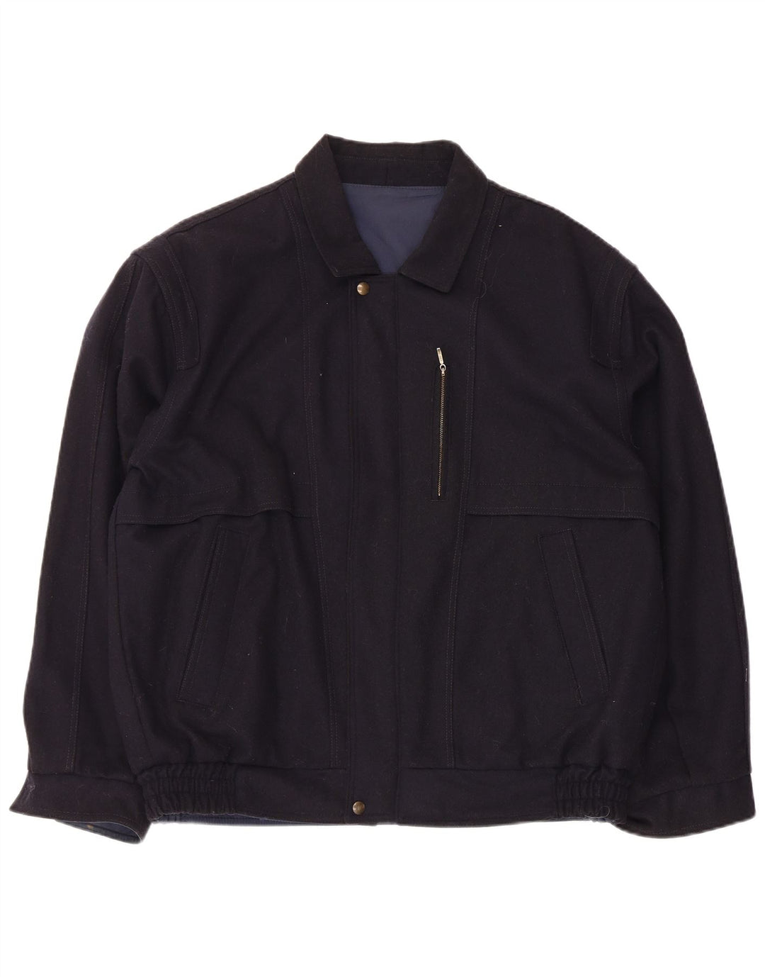 Vintage muška bomber jakna UK 42 XL tamnoplava