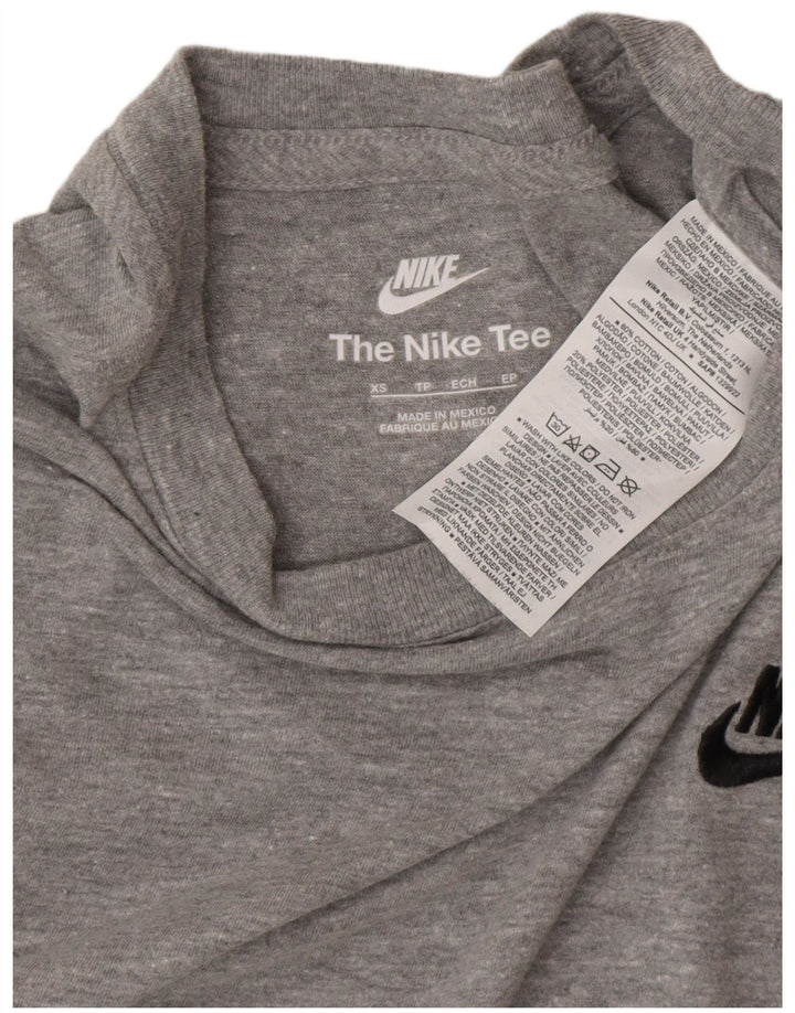 NIKE muška majica kratkih rukava XS Sivi flekasti pamuk