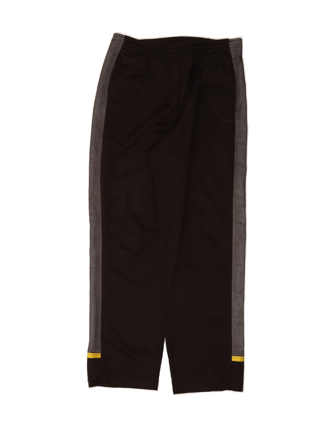 FILA Mens Tracksuit Trousers IT 52/54 XL  Black Colourblock Polyester Vintage Fila and Second-Hand Fila from Messina Hembry 