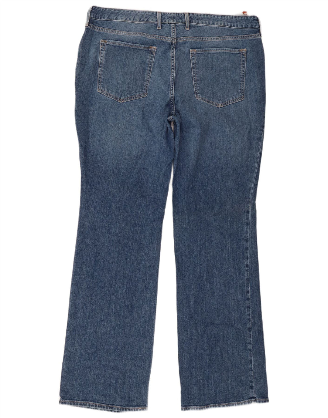 EDDIE BAUER Ženske traperice s curvy Bootcut US 16 2XL W36 L32 Plavi pamuk