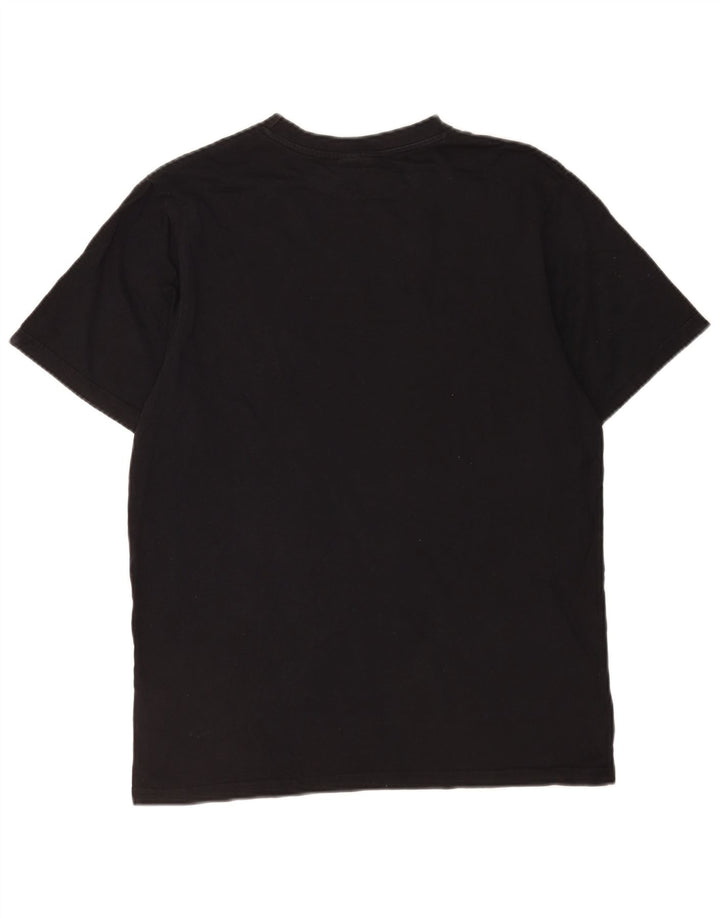Muška majica kratkih rukava Ellesse Graphic T-Shirt Srednji crni pamuk