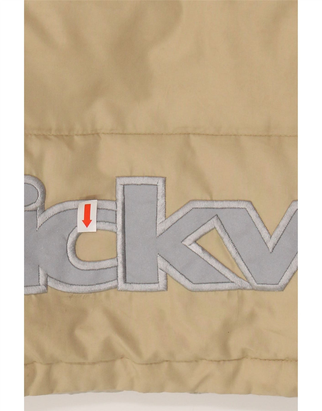PICKWICK Mens Graphic Padded Coat UK 42 XL Beige Polyester