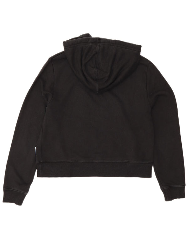 Calvin Klein Jeans Ženski kratki majica s kapuljačom UK 10 Mala crna