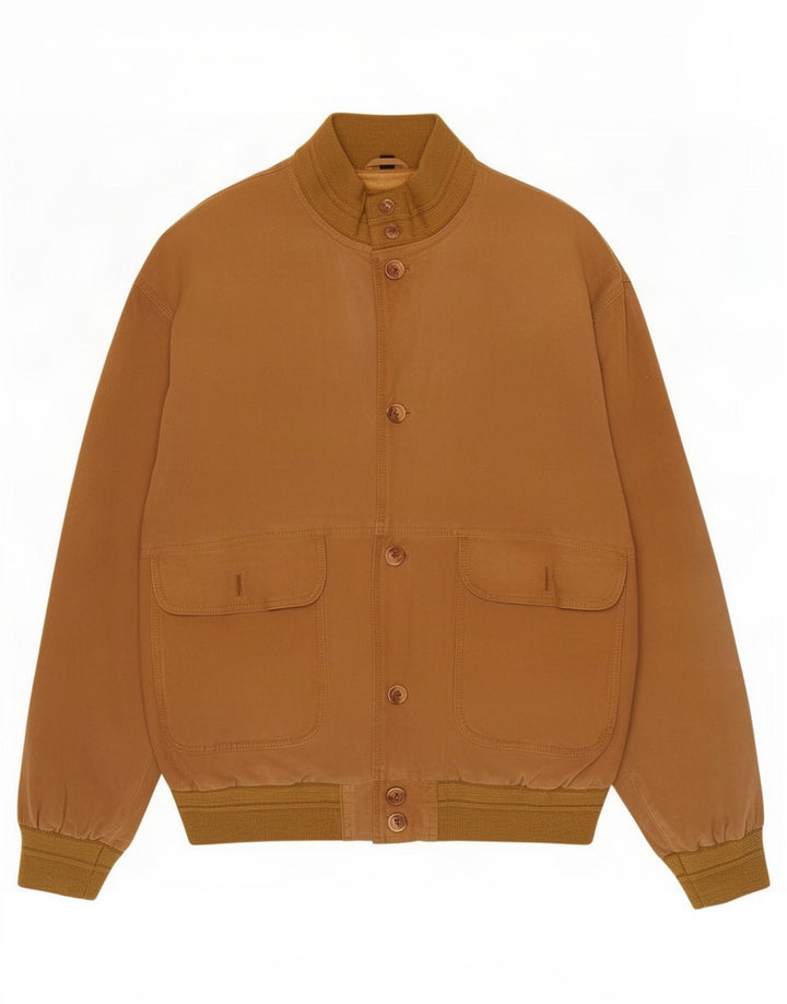 Vintage muška bomber jakna od brušene kože IT 54 2XL bež