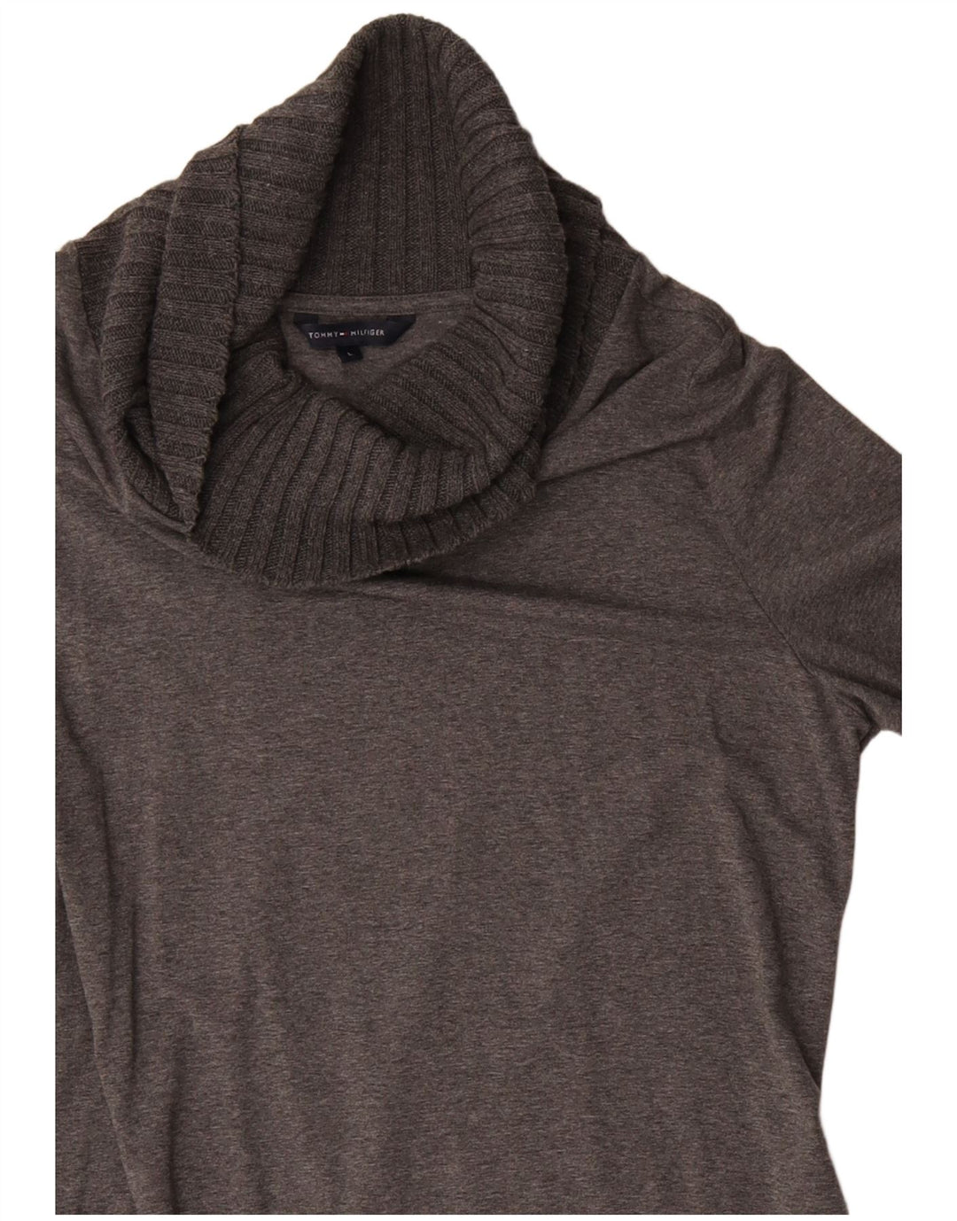 Tommy Hilfiger ženska plašt haljina s rol izrezom UK 14 velika siva viskoza