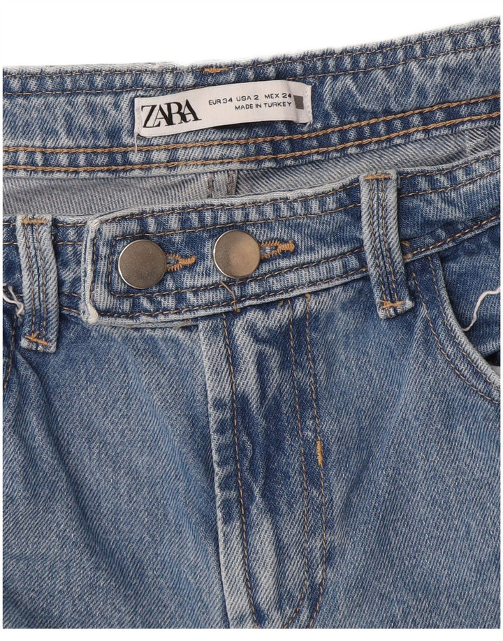 Ženske traperice Zara Bootcut EU 34 2XS W24 L31 Plave