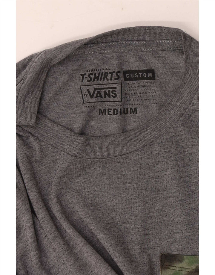 Vans muška majica kratkih rukava prilagođenog kroja, srednje sivi flekasti pamuk