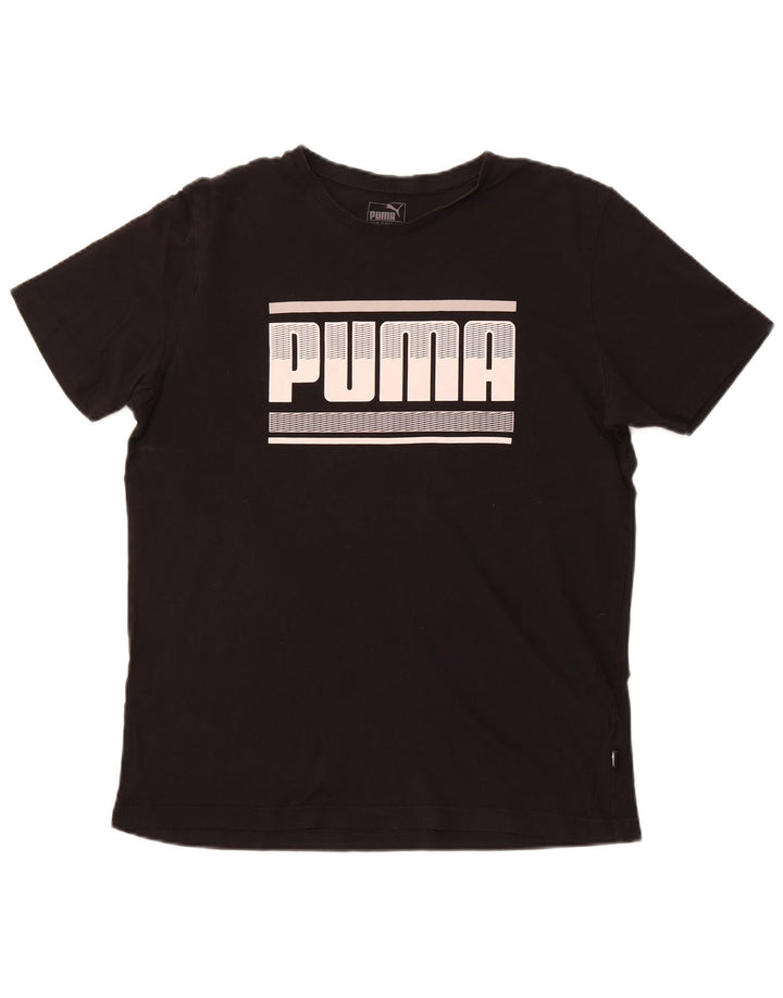 PUMA Muška majica kratkih rukava s grafičkim motivima, veliki crni pamuk