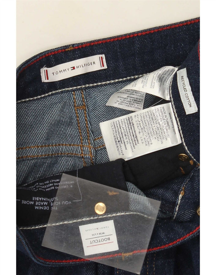 Ženske traperice Tommy Hilfiger Bootcut W28 L32 tamnoplavi pamuk