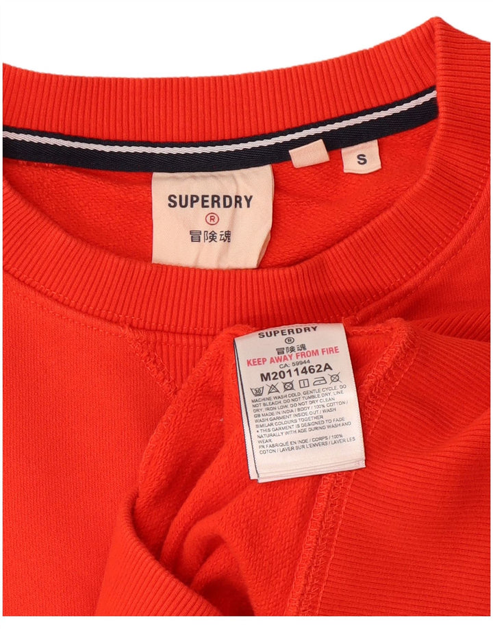 SUPERDRY muški džemperi mali narančasti pamuk