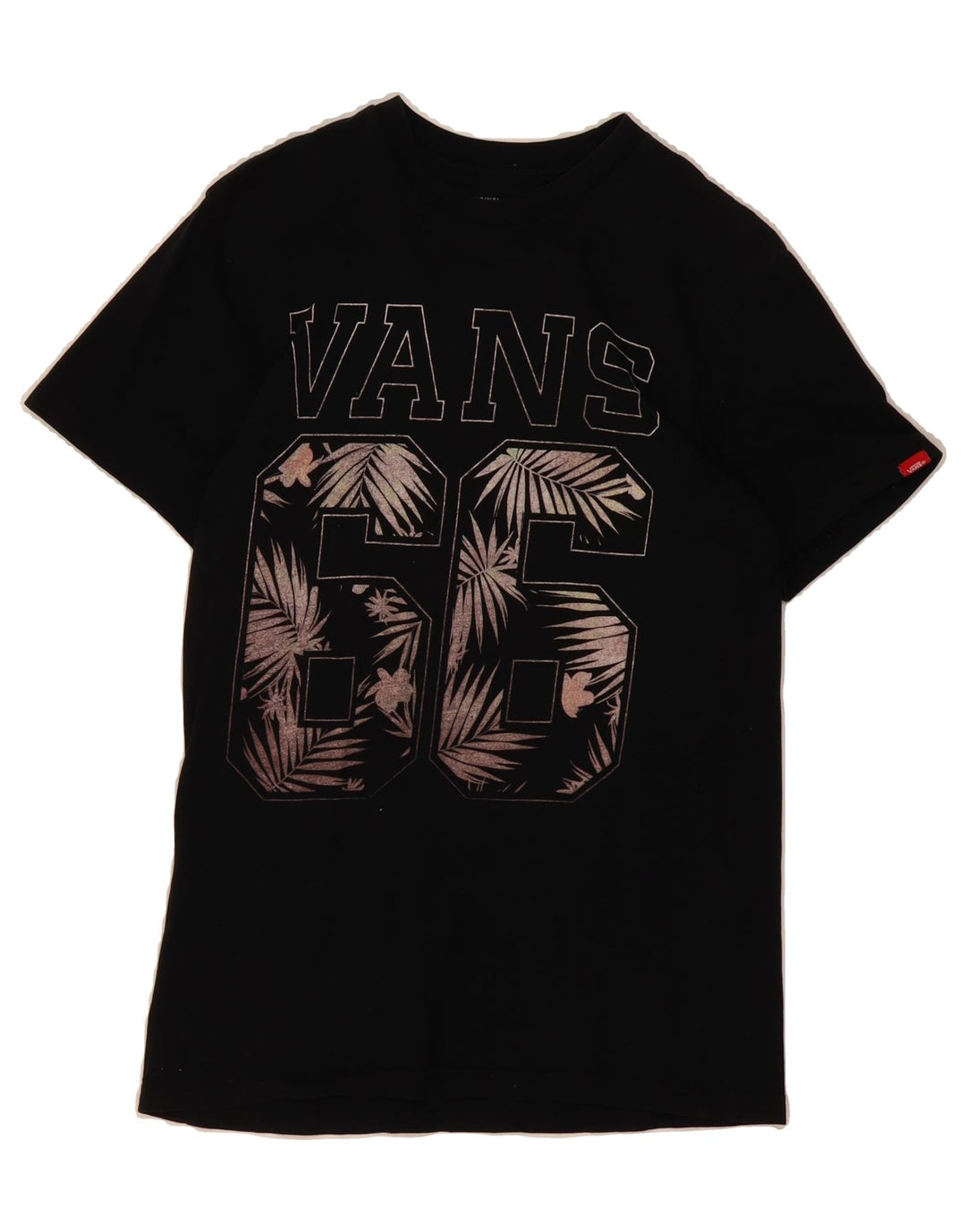 VANS Mens Graphic T-Shirt Top Small Black Cotton Vintage Vans and Second-Hand Vans from Messina Hembry 