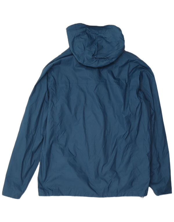 Columbia Muška Omni-Tech kišna jakna s kapuljačom UK 40 Large Blue Nylon